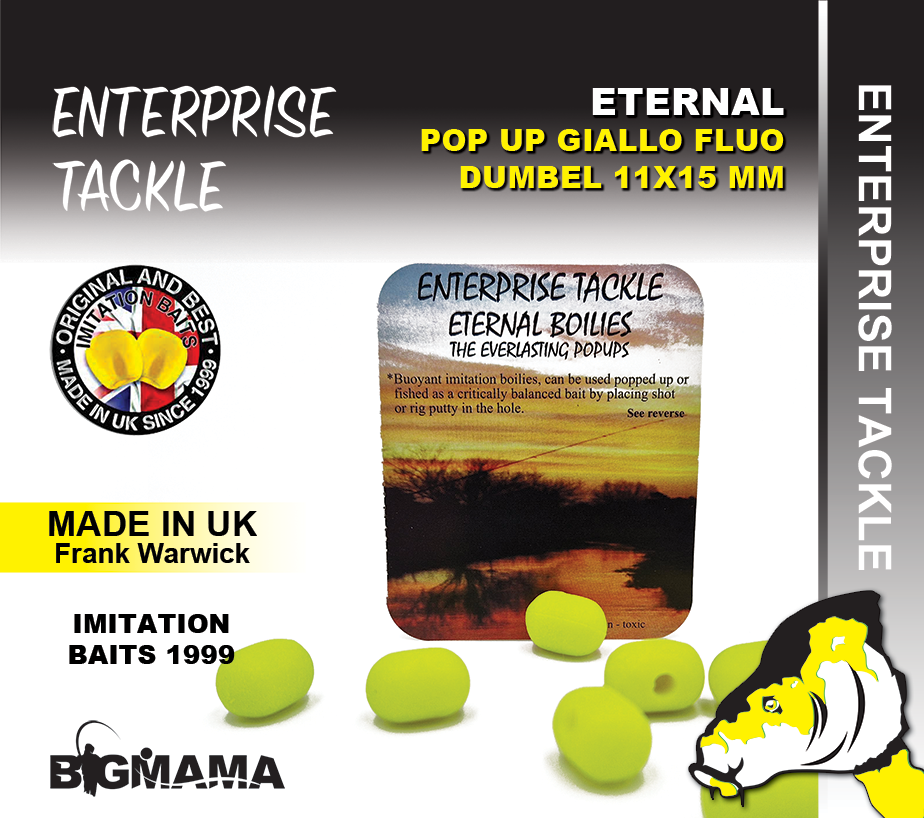 ETERNAL DUMBEL POP UP FLUO 11X15MM