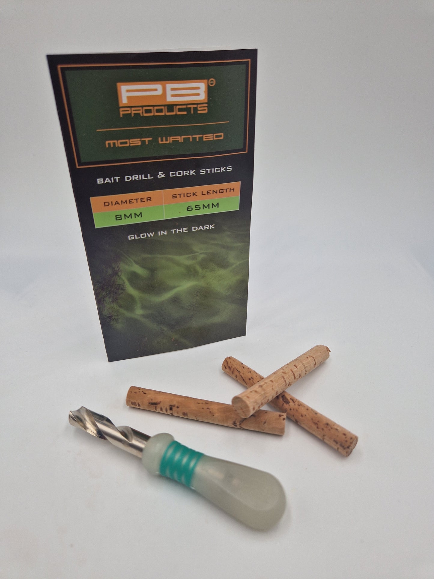 BAIT DRILL 8MM + CORK STICKS 3PCS