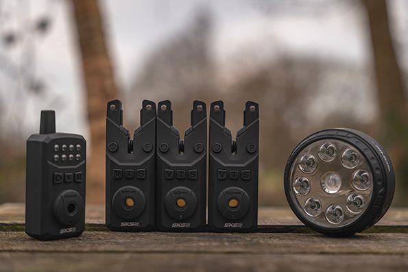 SKS2 BITE ALARMS 3+1 + BIVVY LAMP