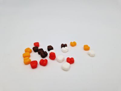 MINI SWEETCORN HAIR STOPS - MIXED COLOR