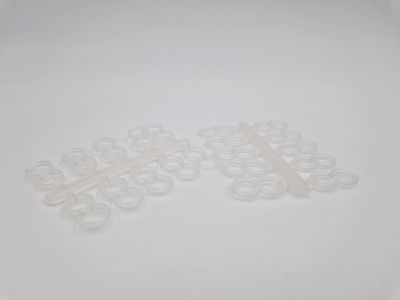 DOUBLE PELLET BAIT - BAND CLEAR 6-10 MM