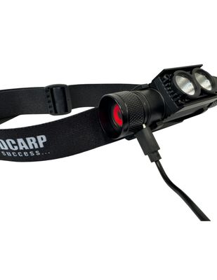 SuperBright UV/WHITE 3350mAh Headlamp