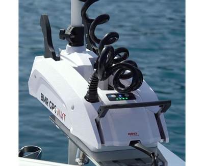 BMR GPS NxT 65 Longshaft 12V electric outboard motor white