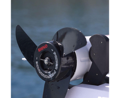BMR GPS NxT 65 Longshaft 12V electric outboard motor white