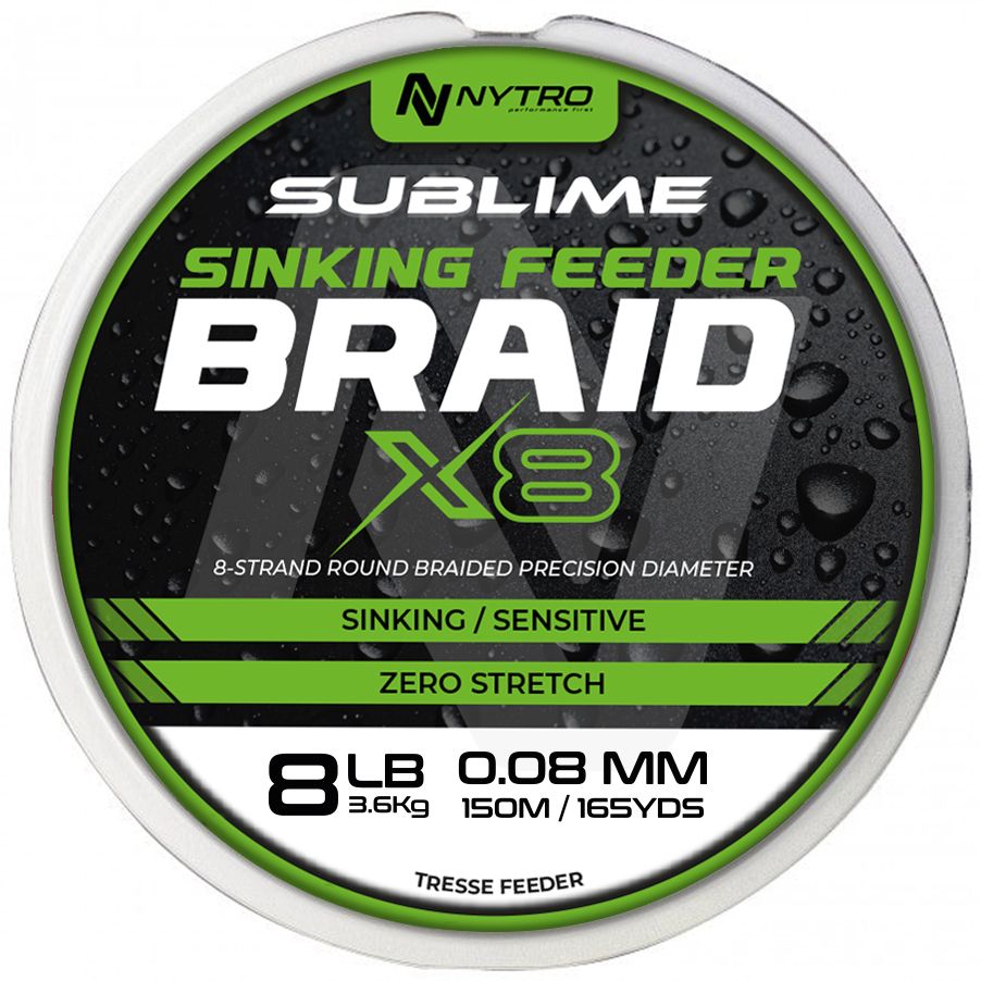 SUBLIME X8 SINKING FEEDER BRAID