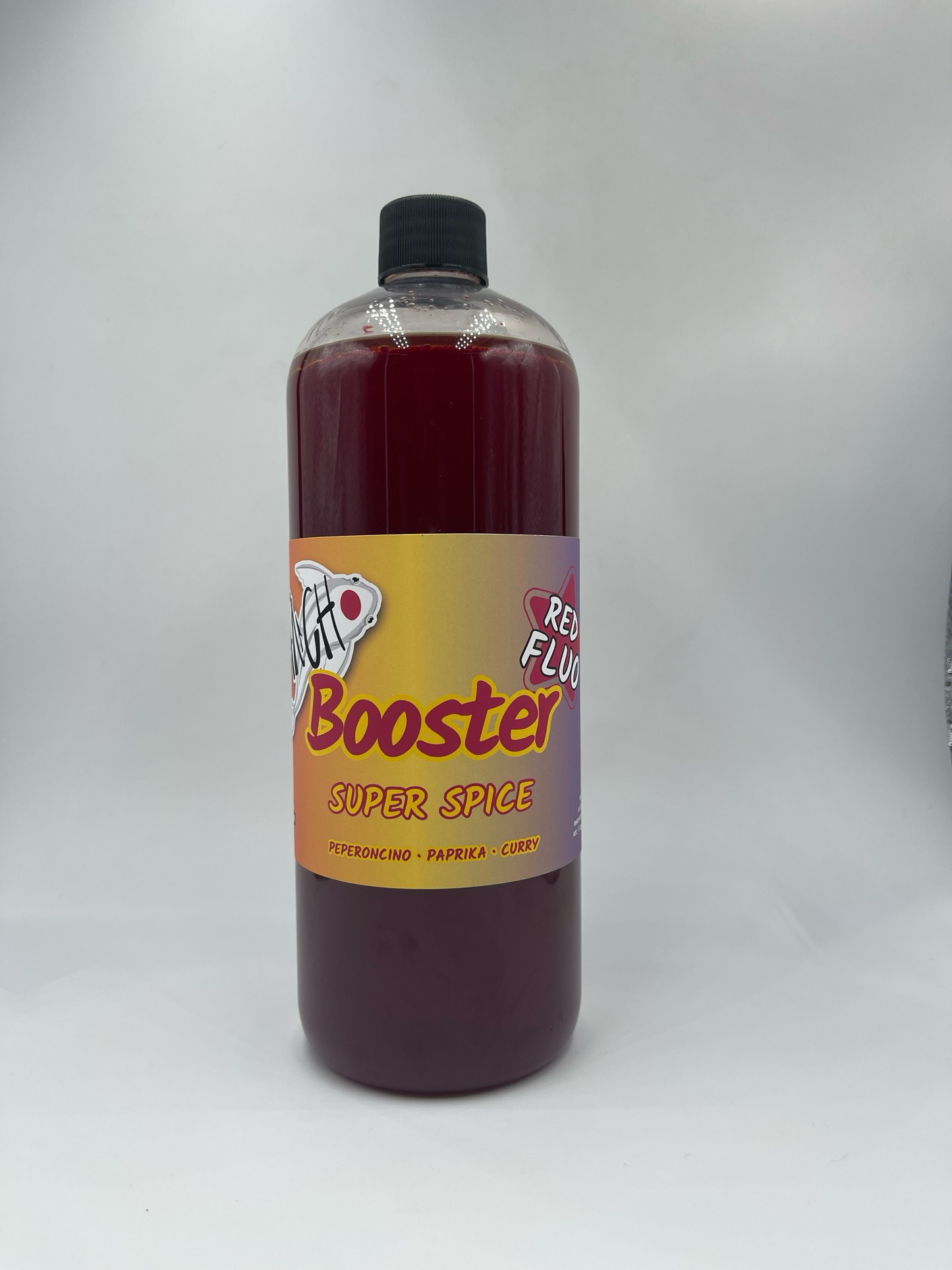 Booster Super Spice Rosso Fluo 1L – Attrattivo Liquido Speziato per Carpe | Tancho Shop