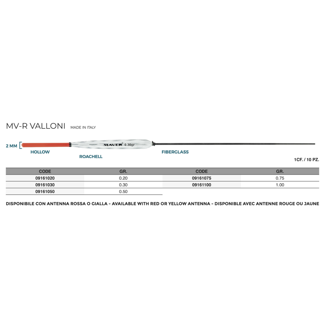 Galleggiante MV-R Valloni