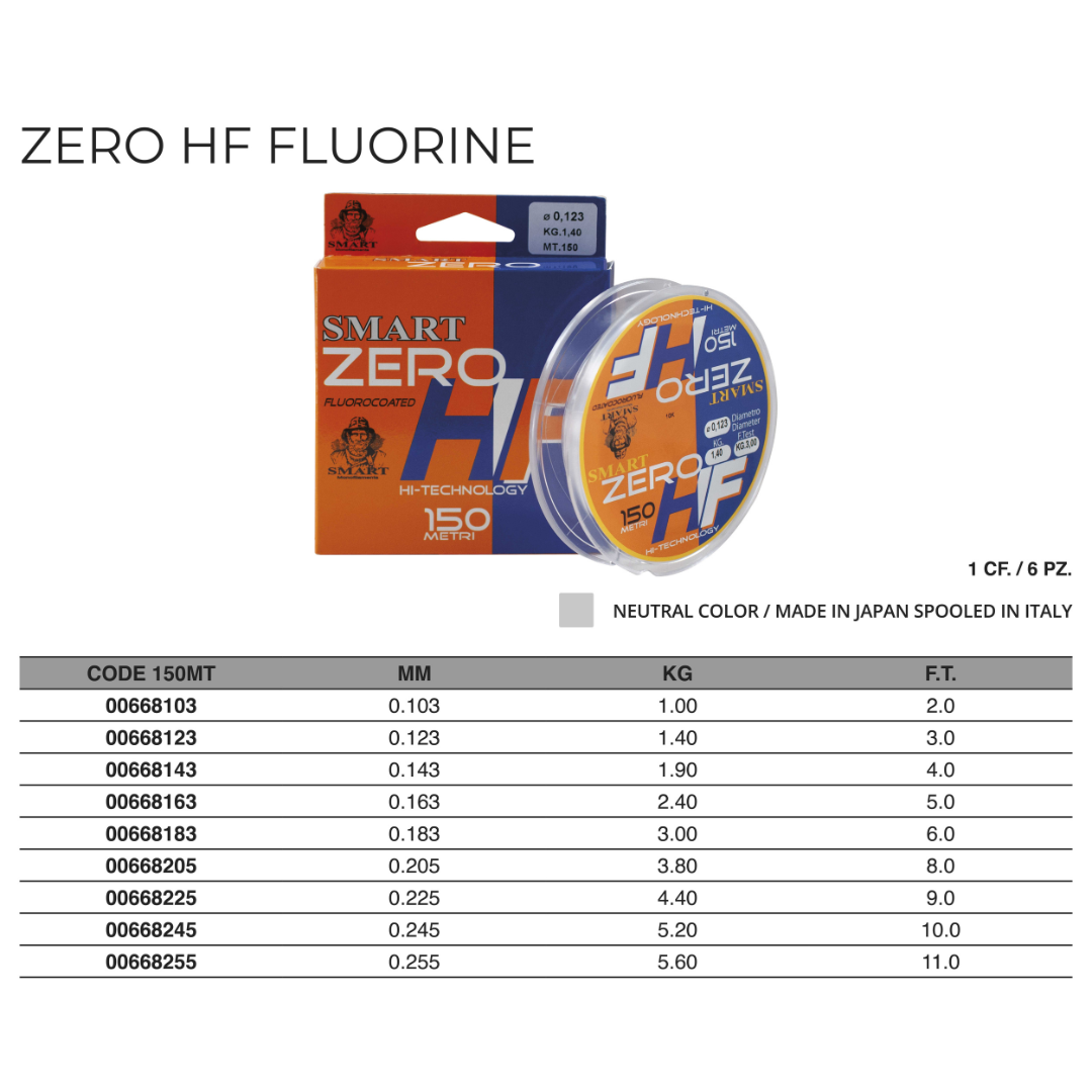 Zero HF Smart 150m Monofilament
