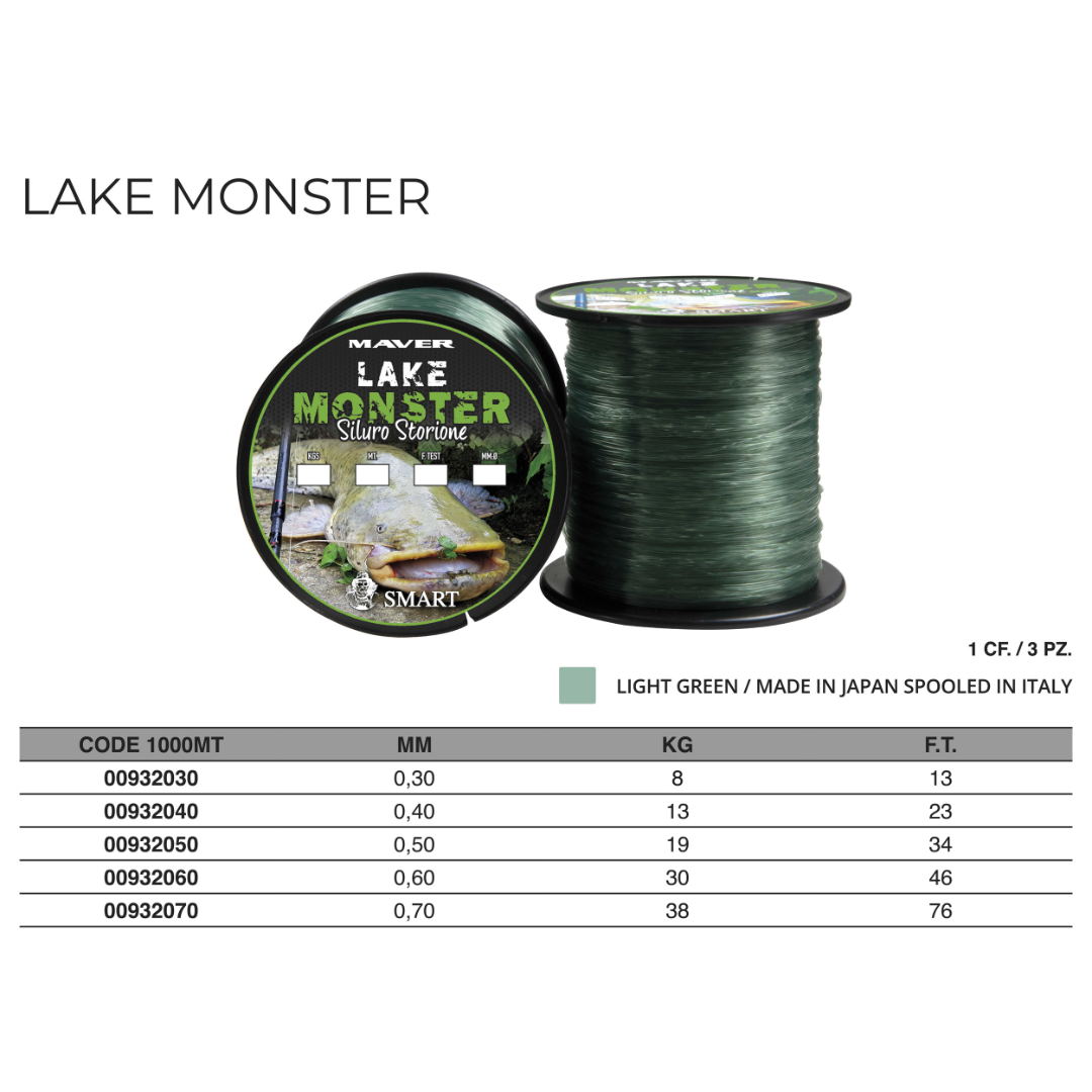 MONOFILO LAKE MONSTER 1000M