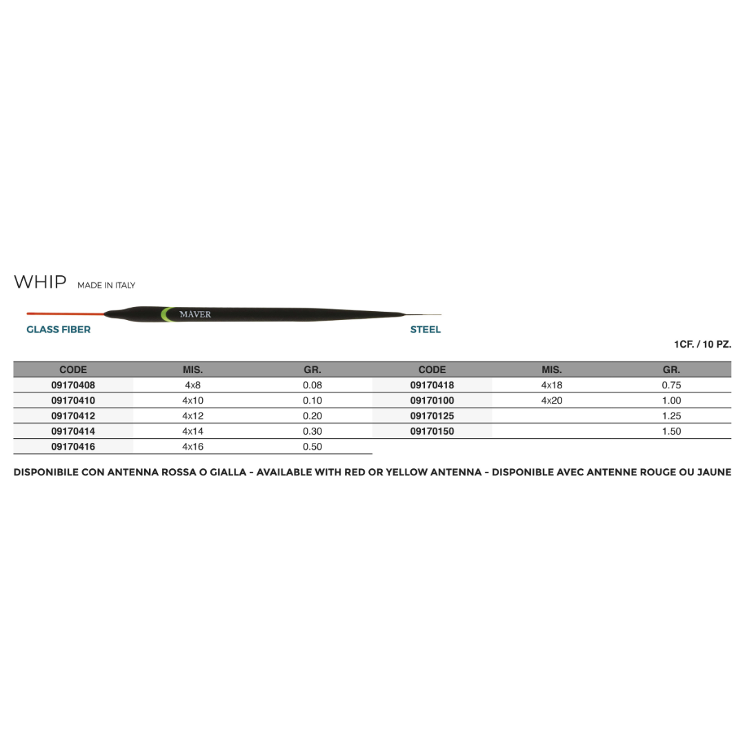 Galleggiante Whip