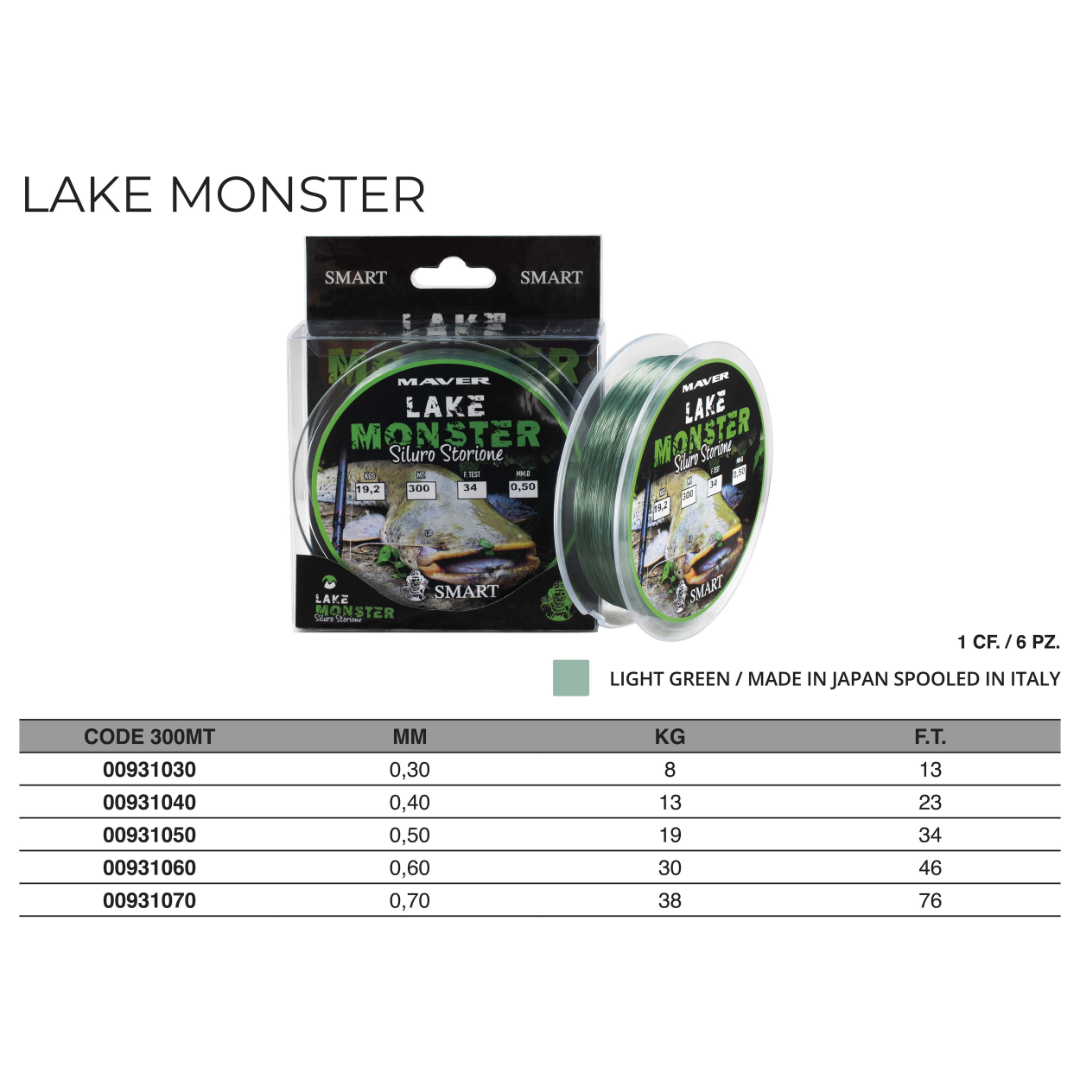 Monofilo lake monster 300M