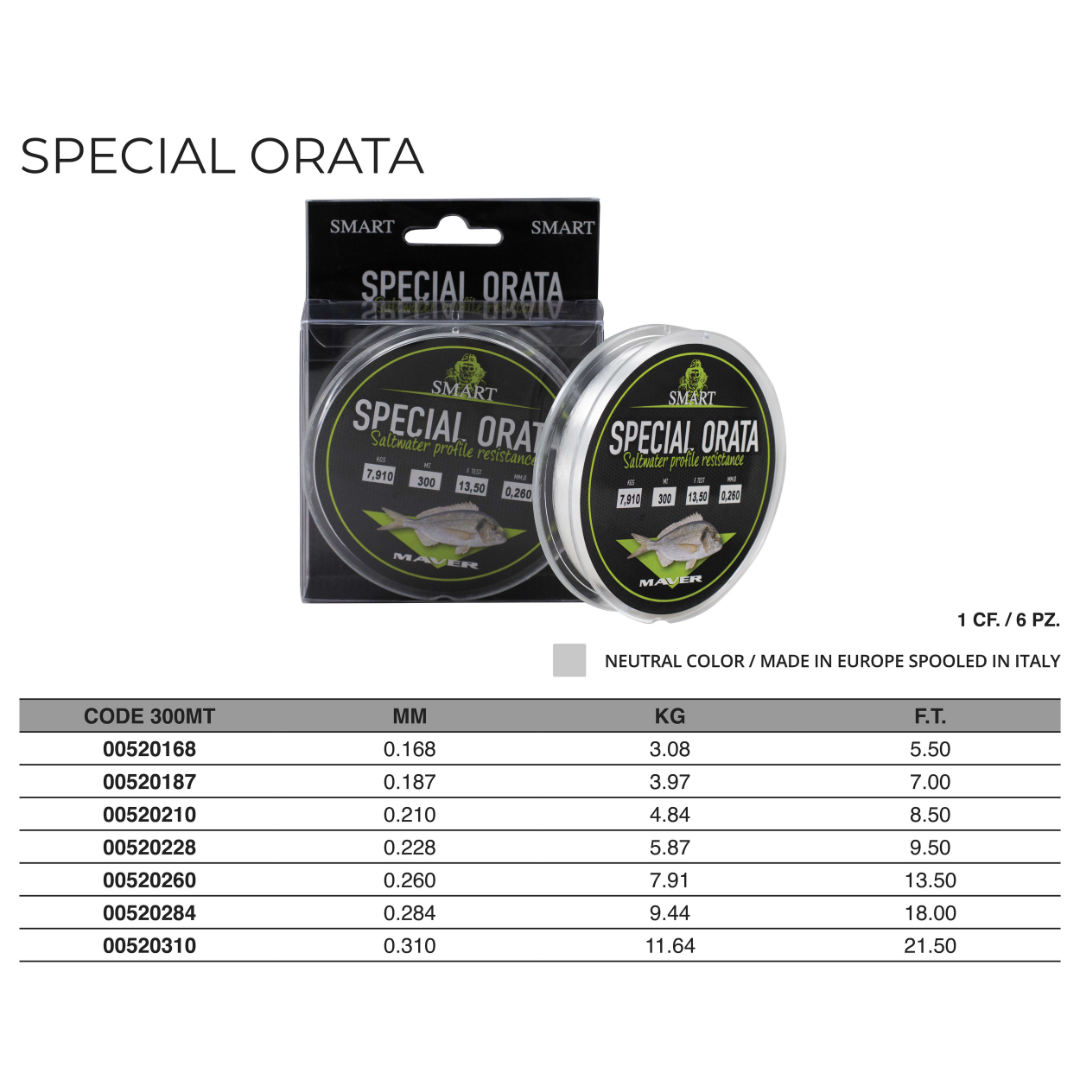 MONOFILO SPECIAL ORATA 300M