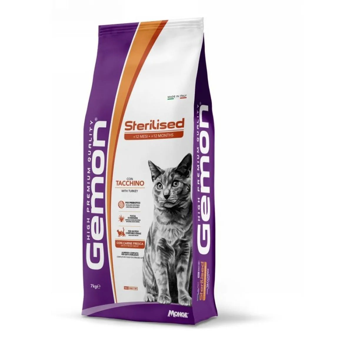 Gemon Cat Sterilised con Tacchino