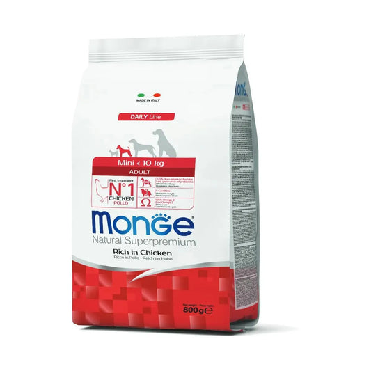 Monge Adult Mini Pollo – Cibo Completo per Cani Piccoli