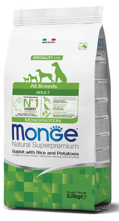 All Breeds Adult coniglio, riso e patate