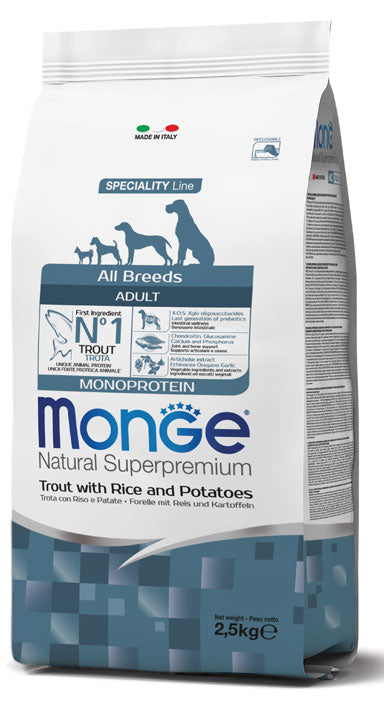 All Breeds Adult monoprotein Trota con Riso e Patate