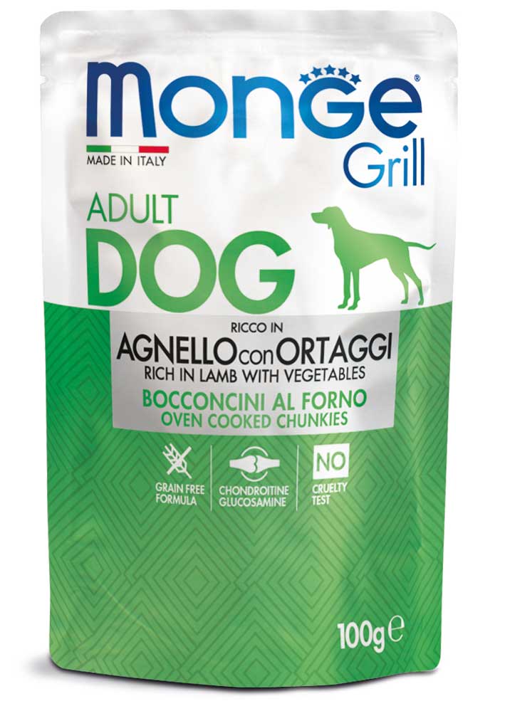 Monge grill buste agnello verdure 100gr