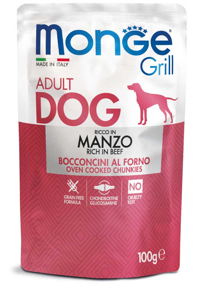 Monge grill buste manzo 100 g