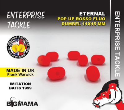 ETERNAL  DUMBEL POP UP FLUO 11X15MM