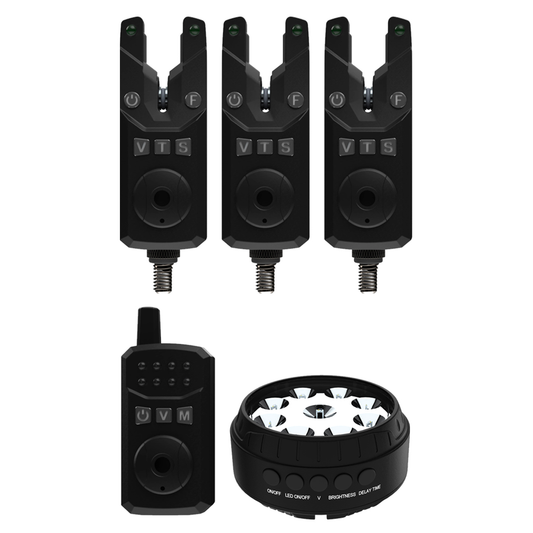 SKS2 BITE ALARMS 3+1 + BIVVY LAMP