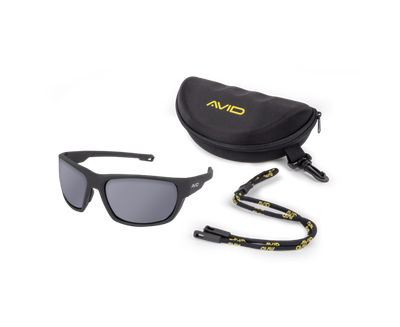 SEETHRU OPTIWRAP POLARISED SUNGLASSES GRAY LENS