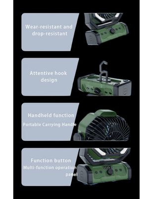 Rechargeable Double Motor Fan