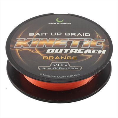 Kinetic Outreach Cebo Trenzado Naranja