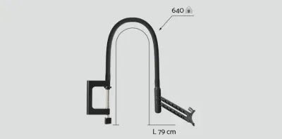 Deeper Sonar Flexible Arm Mount 2.0 for Boat or Kayak