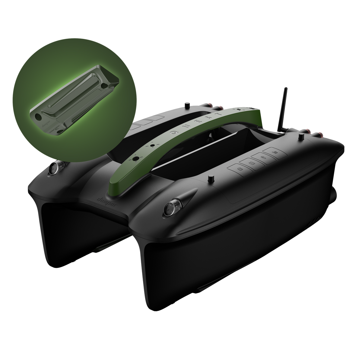 Deeper Quest Bait Boat with Downscan