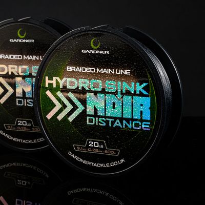 HYDROSINK NOIR DISTANCE BRAID - 20lb  0.28mm