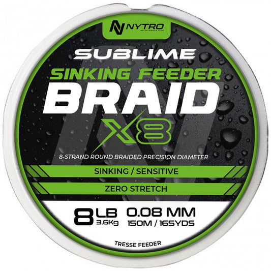 SUBLIME X8 SINKING FEEDER BRAID