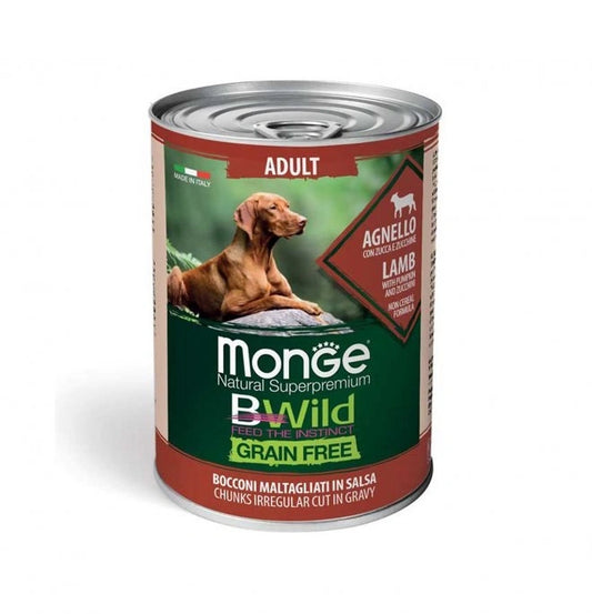 Monge BWild Adult Agnello con Zucca e Zucchine – Cibo Grain Free per Cani | Tancho‑Shop