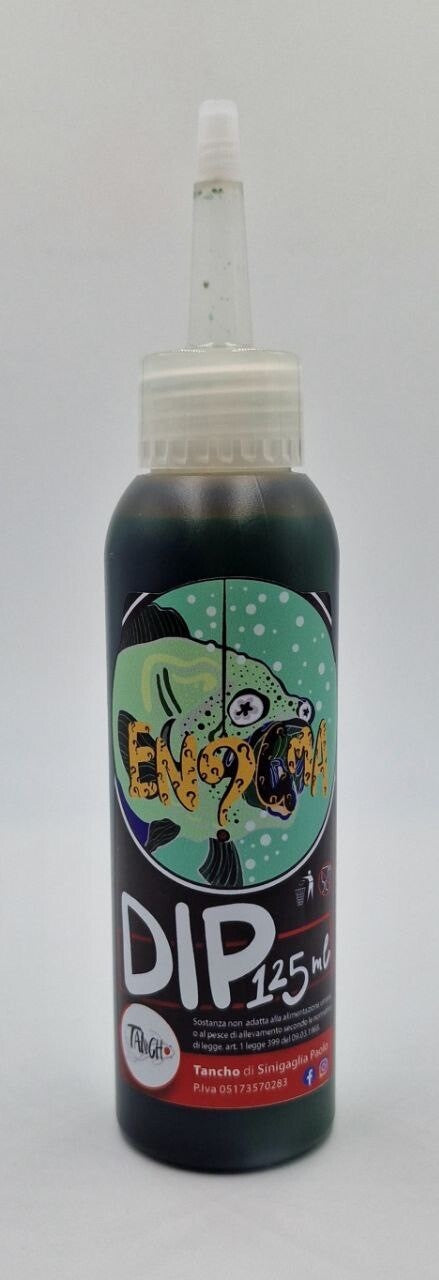 Dip Enigma Verde Fluo 125ml – Aroma Aglio e Menta per Esche | Tancho Shop