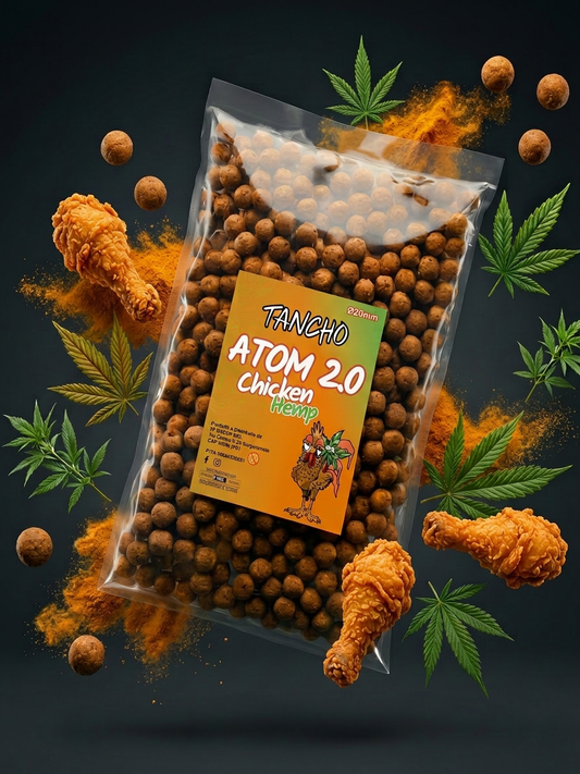 Atom 1.0 CHICKEN HEMP | Boilies 20 mm TANCHO – Pastura Carpfishing