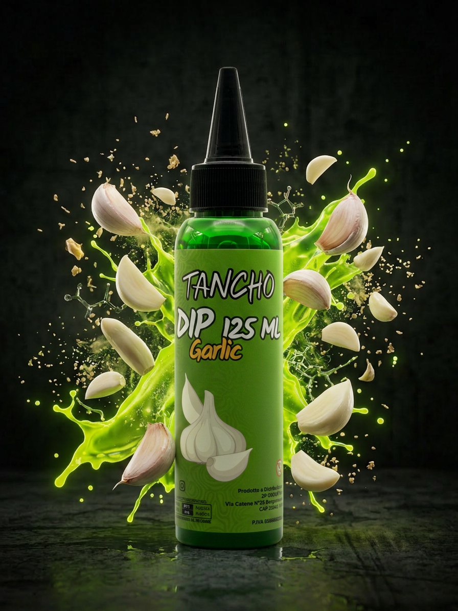 Dip Enigma Verde Fluo 125ml – Aroma Aglio e Menta per Esche | Tancho Shop
