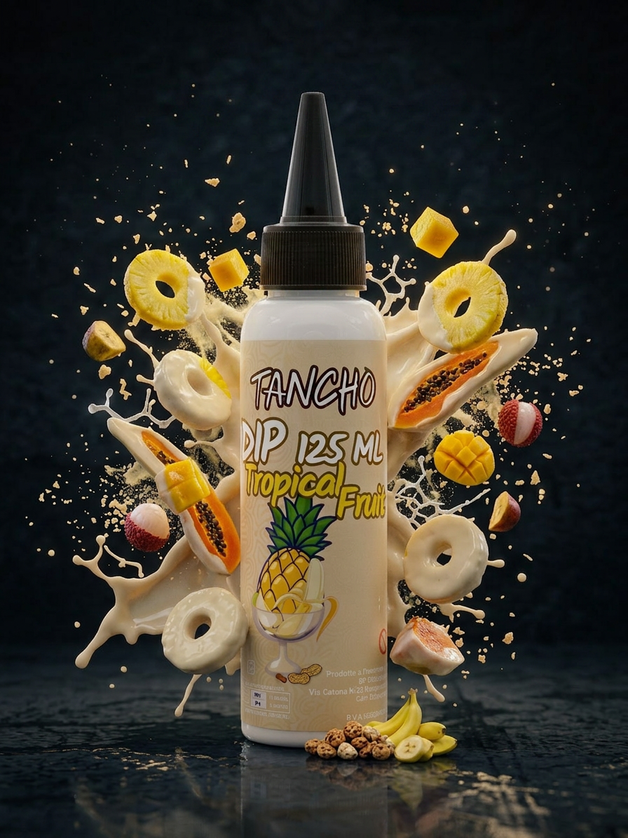 Dip Mix Fruit Bianco Fluo 125ml – Aroma Frutti Tropicali per Esche | Tancho Shop