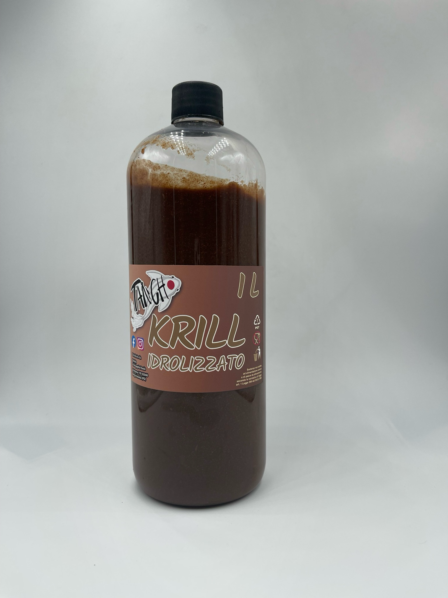 Krill Idrolizzato 1 Litro – Attrattivo Naturale e Nutriente per Esche | Tancho Shop