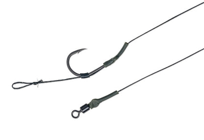 Classic boilie rig Easy with swiwel vel.  black
