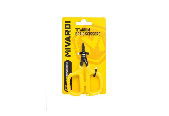 Titanium braid scissors