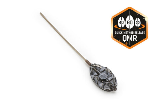Quick-changeable method feeder QMR Grip L long