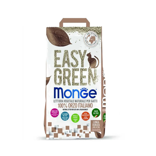 Monge Easy Green Orzo – Lettiera Vegetale per Gatti