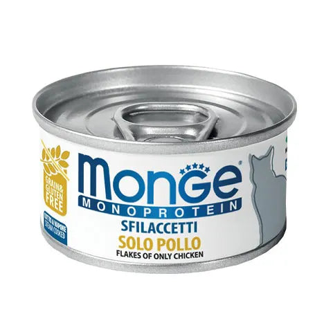 Monge Sfilaccetti Solo Pollo – Snack Umido Naturale per Cani 100g