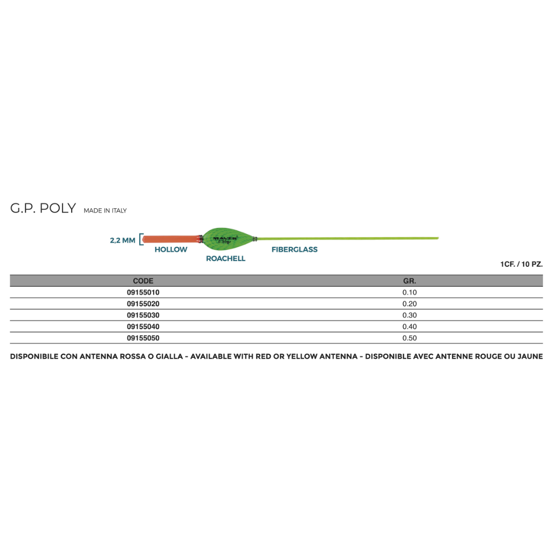 Galleggiante GP Poly