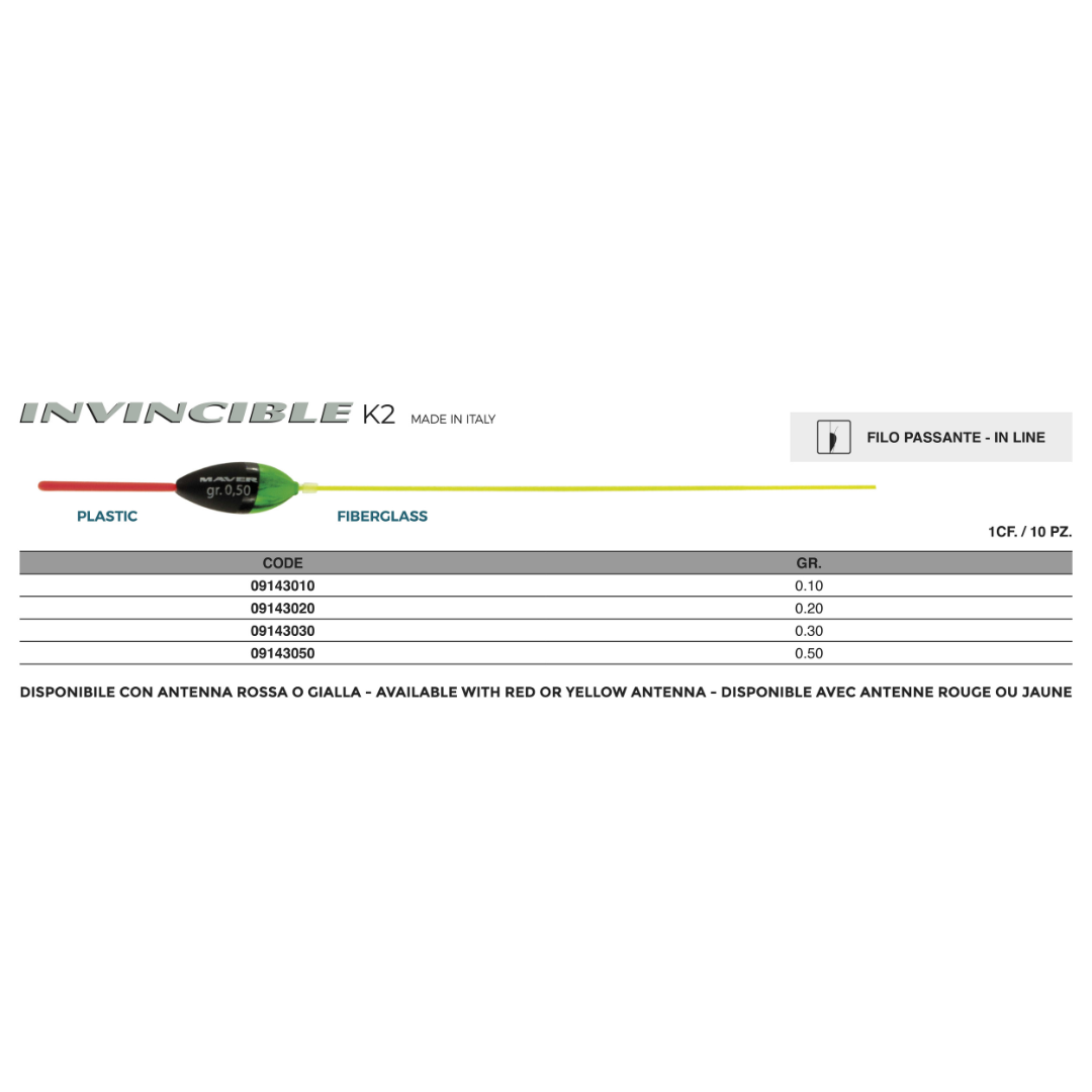 Galleggiante Invincibile K2