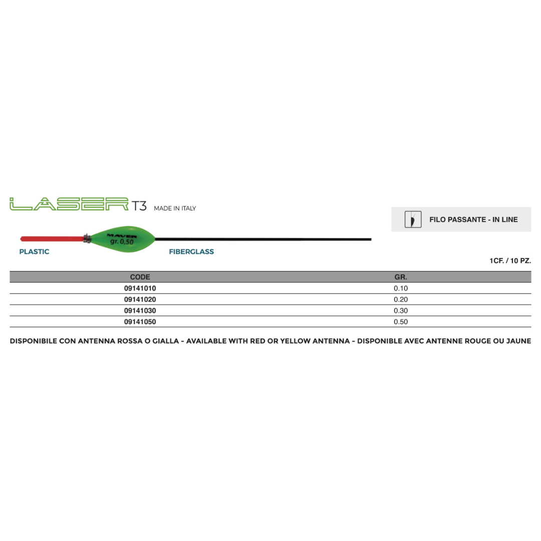 Galleggiante Laser T3