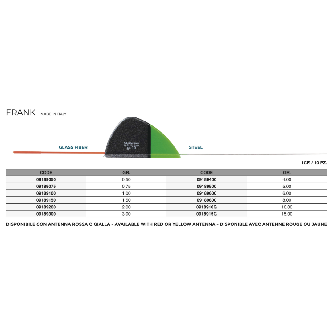 Galleggiante Vela Frank