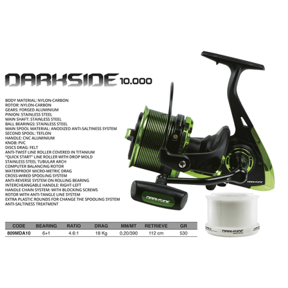 Reel Darkside 10000 – Mulinello
