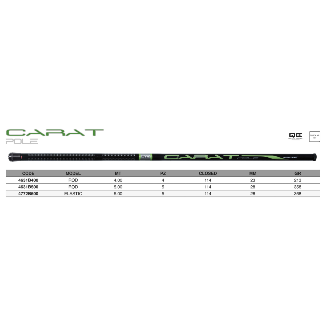 CARAT POLE SENZA ELASTICO – CANNA FISSA