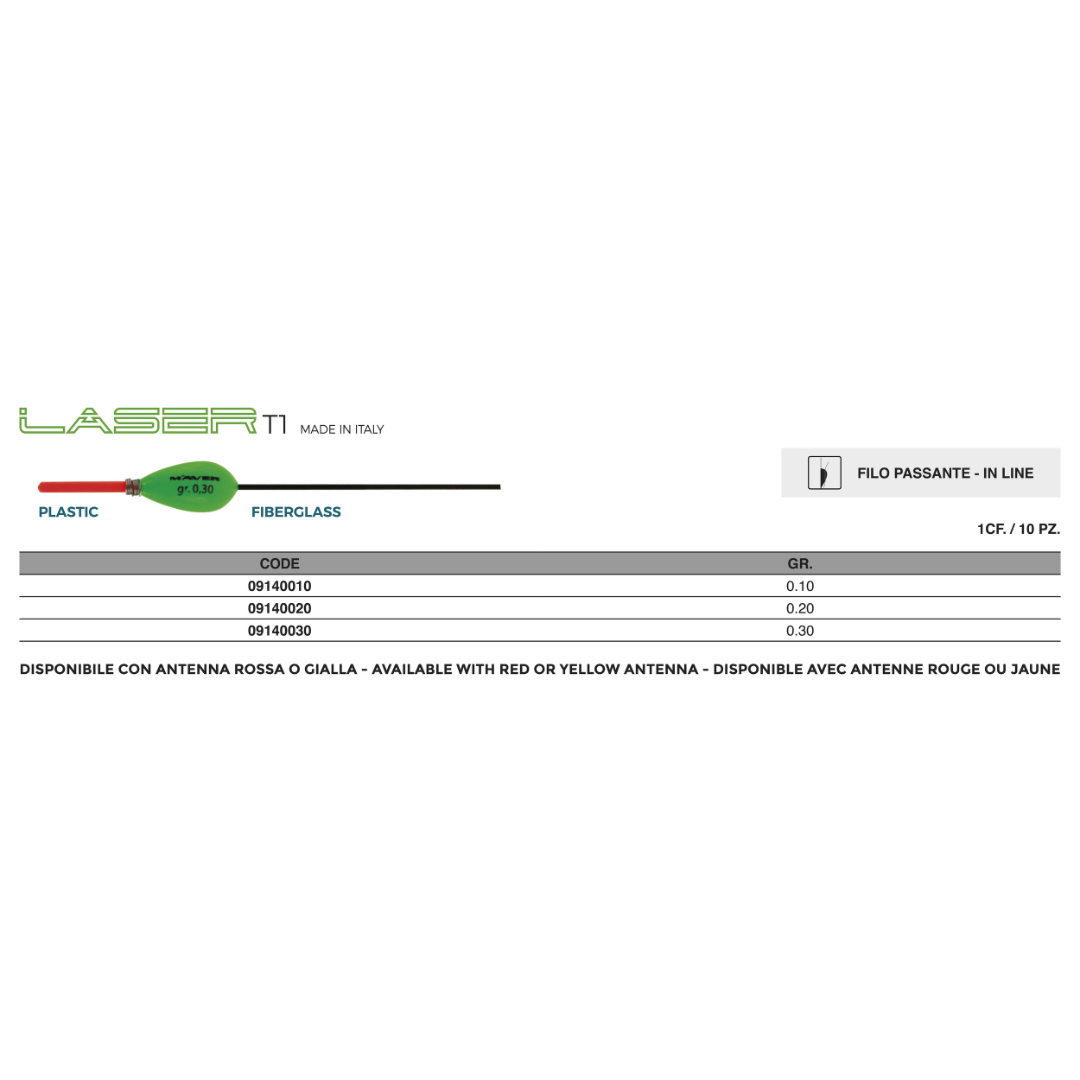 Galleggiante Laser T1