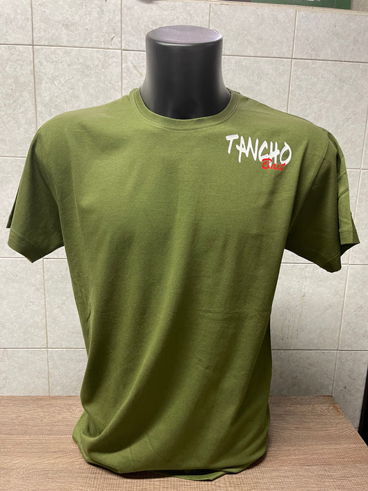 T-Shirt Verde Camo – Comfort e Stile per il Pescatore | Tancho Shop
